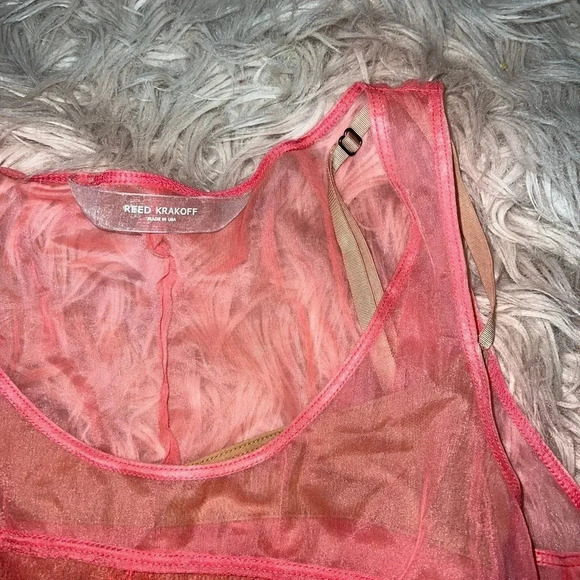 Reed Krakoff Mesh Made in USA Designer Tank - Picture 2 of 4